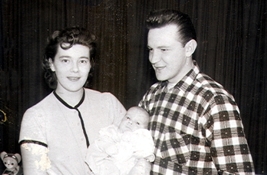 Arlene, Victor and Richard Stankiewicz in February, 1959.